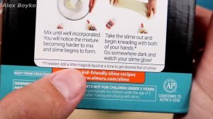 Проверка набора ELMER'S для изготовления светящихся Слаймов! alex boyko