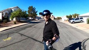 11-02-21 and 11-03-21 Riding my new iENYRID Electric Mountainboard with foot straps, Michael Hoffma