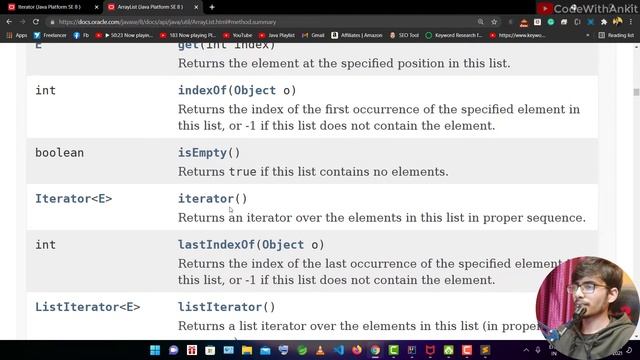 05 #CollectionFramework: Enumeration, Iterator, List Iterator - 3 Cursors in Java | #java