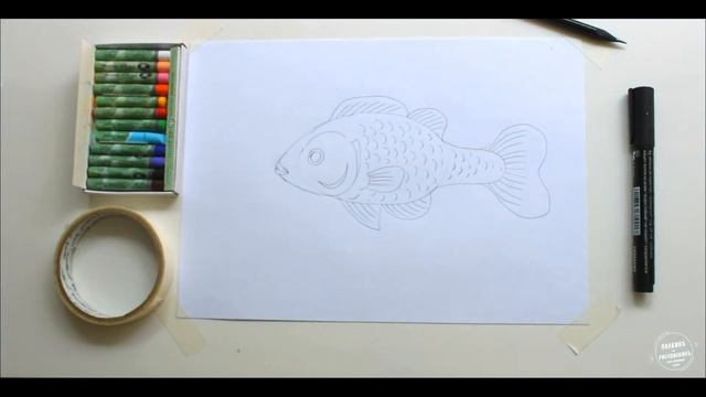 КАК НАРИСОВАТЬ ЗОЛОТУЮ РЫБКУ? Поэтапно,просто и быстро! смотреть онлайн