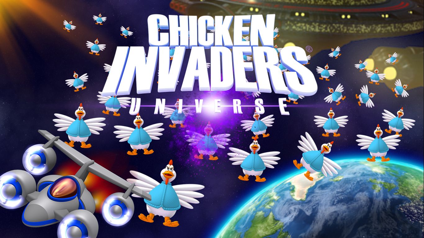 #1 Курячий расстрел в Chicken Invaders Universe