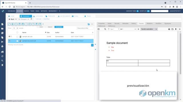 OpenKM - Edición en línea con OnlyOffice смотреть онлайн