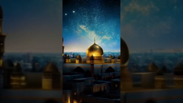 Shab-e-Meraj, also known as Isra and Mi'raj.The night journey &ascension of Prophet Muhammad( PBUH)