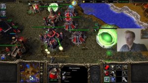 Warcraft 3 - Сражение против бота высокого уровня 1 вс 1