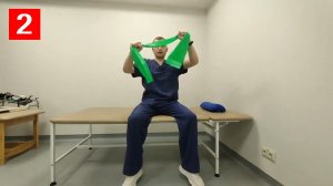Комплекс упражнений с резиновой лентой от сутулости