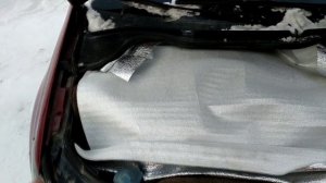 Автотепло. Тепло в салоне быстро. Одеяло на двигатель своими руками. VW Polo Sedan.