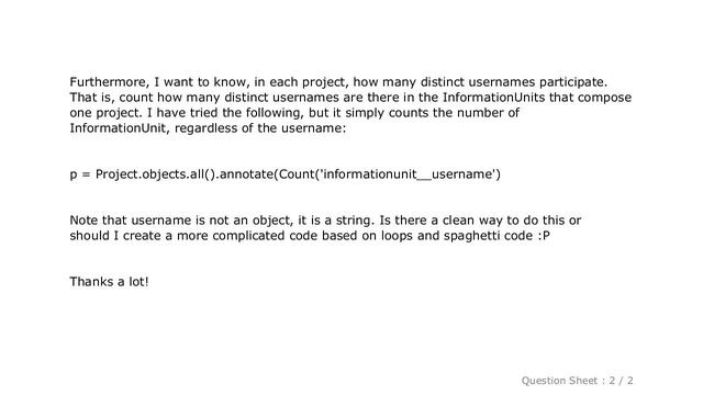 Django : Django annotate count with a distinct field