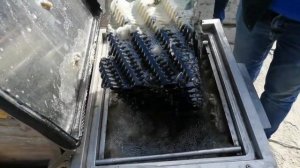 Тестовая ультразвуковая очистка секции оросителя градирен (АЭС)