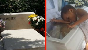 Мальчик уже лежал в гробу и был признан мёртвым Но вдруг он попросил воды