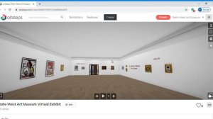 Rahr-West Art Museum Virtual Annex on web browser