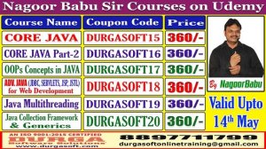 Nagoor Babu Sir Courses on Udemy