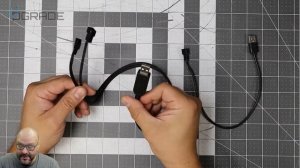 USB to Dual 3-Pin and 4-Pin PC Fan