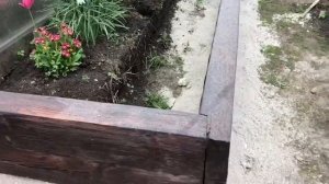Делаем высокие грядки под цветник