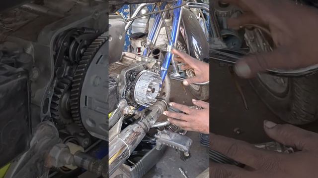 YAMAHA RX135 BIKE ENGINE WORK CLUTCH COMPLAINT 💢