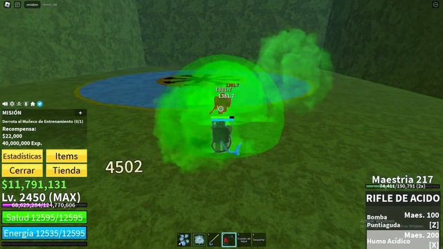SKILL COMBO RUMBLE + SOUL CANE + ACIDUM RIFLE + SUPERHUMAN