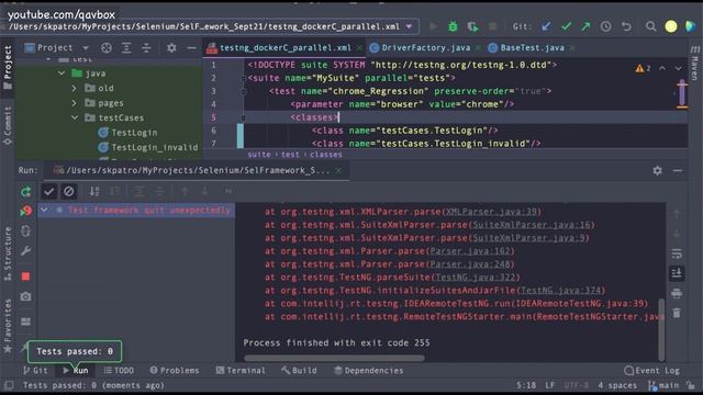 Better way to configure framework for parallel run using testNG parameterisation смотреть онлайн