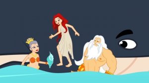 Русалочка и дельфин сказка для детей, анимация и мультик