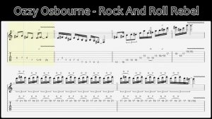 Ozzy Osbourne - Rock And Roll Rebel - Easy Guitar Tab