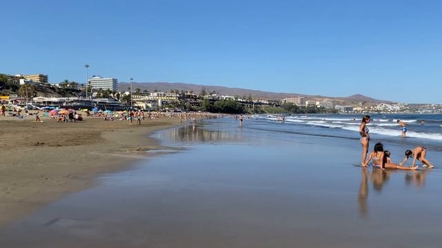 Gran Canaria Playa del Ingles The Beach + The Dunes + The Boardwalk ? смотреть онлайн