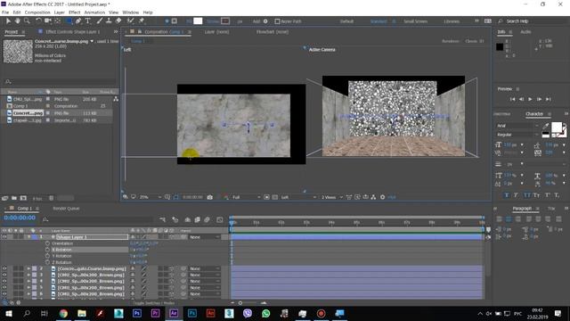 3d слои в After Effects смотреть онлайн