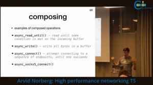 Arvid Norberg: High performance networking TS