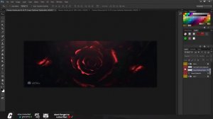 ✅ Free Youtube Revamp Template 2019 - Dark Floral Themed | Photoshop CS6 & CC