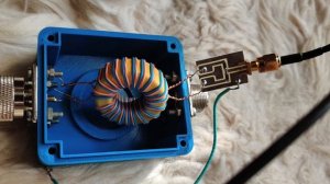 Симметрирующий балун 1:1 на кольце от ИБП