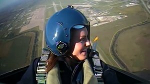 Vanessa Brown Flies with the Blue Angels