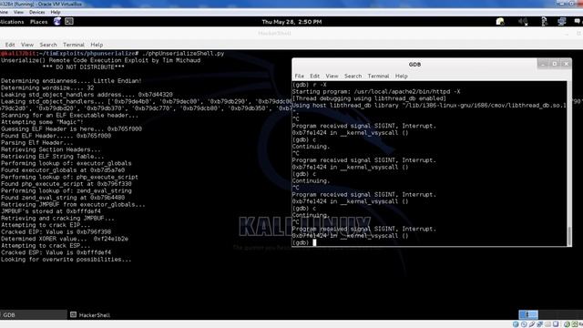 Remote PHP Shells via Unserialize() bugs смотреть онлайн