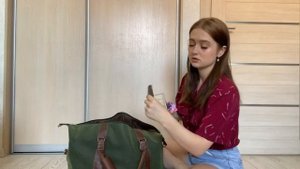 Собираю сумку в лагерь
