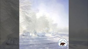Зима в Лагонаки - заснеженные горы