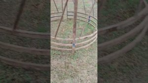 Круглая кормушка под рулон, размер 2 метра диаметр