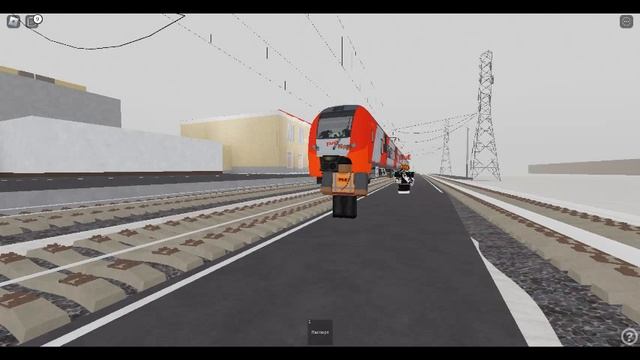 ЭС2Г "Ласточка" отправляется со станции Рязань 1 в Роблоксе (игра оставил под описанием видео) смотреть онлайн