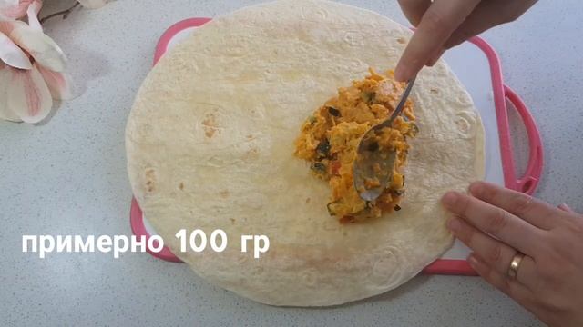 БЫСТРО, ВКУСНО ..И МЕСТАМИ ПОЛЕЗНО.. ЛАВАШ С ОВОЩНОЙ НАЧИНКОЙ.