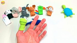 Семья пальчиков - Животные палец семья - Дети учатся - Песня о животных