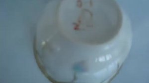 Кофейная чашка Бориславский фарфоровый завод (Борислав) клеймо 1974 - 1984 годов.  MOV07999