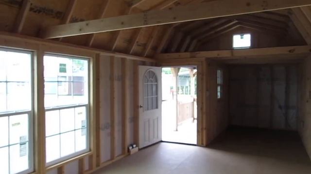 12X40 DERKSEN SIDE LOFTED BARN CABIN AT BIG W's PORTABLE BUILDINGS IN LAFAYETTE, LOUISIANA смотреть онлайн