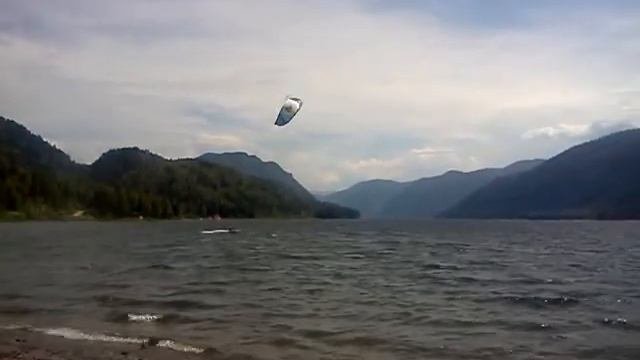 Кайтсерфинг на Телецком