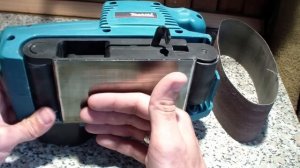 ОБЗОР!!! Ленточная шлифовальная машина Makita 9910