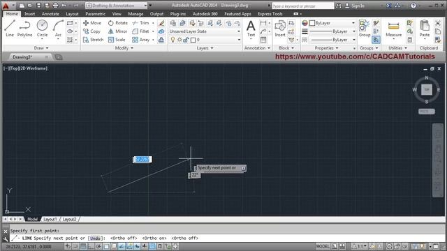 AutoCAD Tutorial for Beginners | Lesson - 1