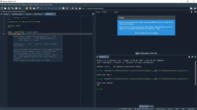 How to take Input from user in Python - Input Function Python Basics