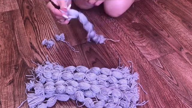 Коврик из ниток)своими руками шикарный смотреть онлайн