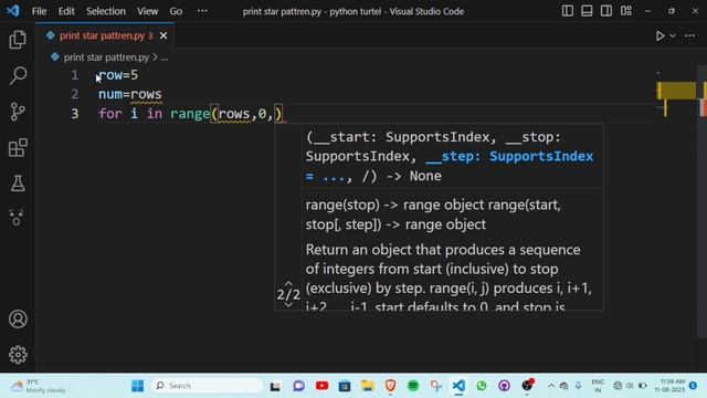 Make Different Number Pattern in python |print pattern in python| @learnwithcode102 #python3