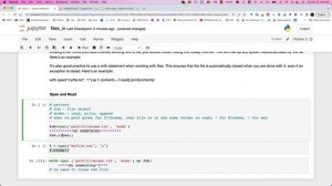 Working with Files in Python