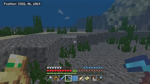 Minecraft - Water Block Glitch - How to Mine Water ! MCPE  Xbox  Switch  Bedrock