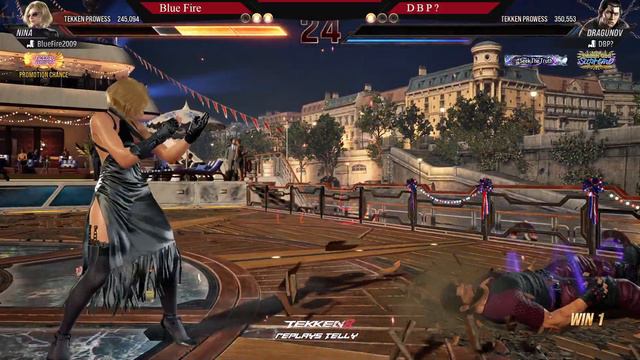 Tekken 8 ▰ BLUE FIRE (Nina) Vs DBP? (Dragunov) ▰ Ranked Matches смотреть онлайн