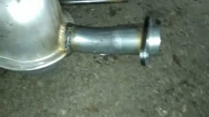 Замена глушителя Субару травик, Опель зафира а