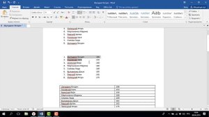 Как сделать список по алфавиту в Word