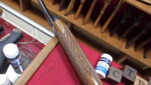 Удобный приклад на заказ и цевье на новенькое ружье МР-155 из "Красного Дерева"