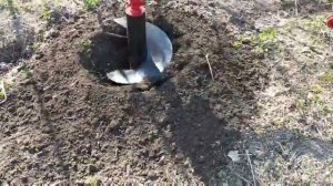 Самодельный бур для  трактора донг фенг